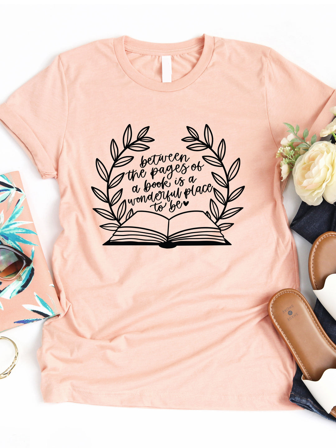 Between the Pages of a Book Graphic Tee