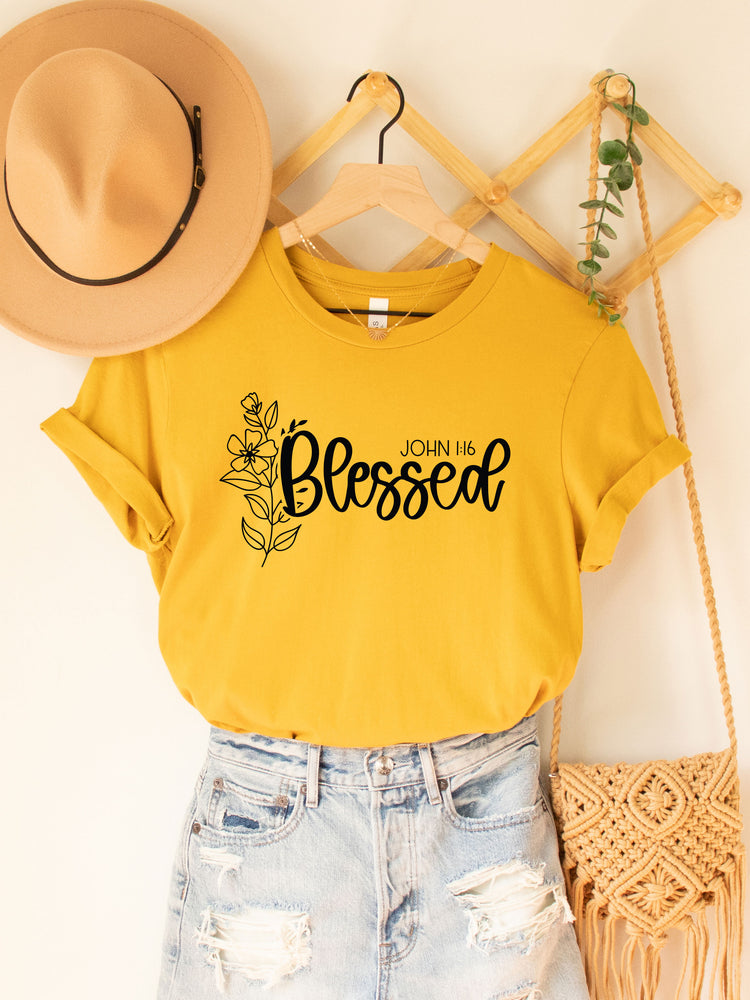 Blessed John 1:16 Graphic Tee