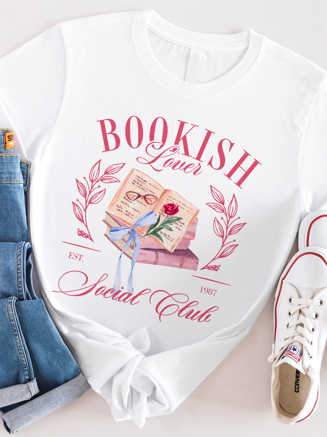 Bookish Lover Social Club Graphic Tee