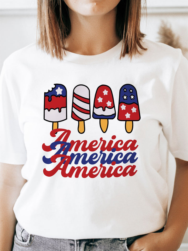 America Popsicles Graphic Tee