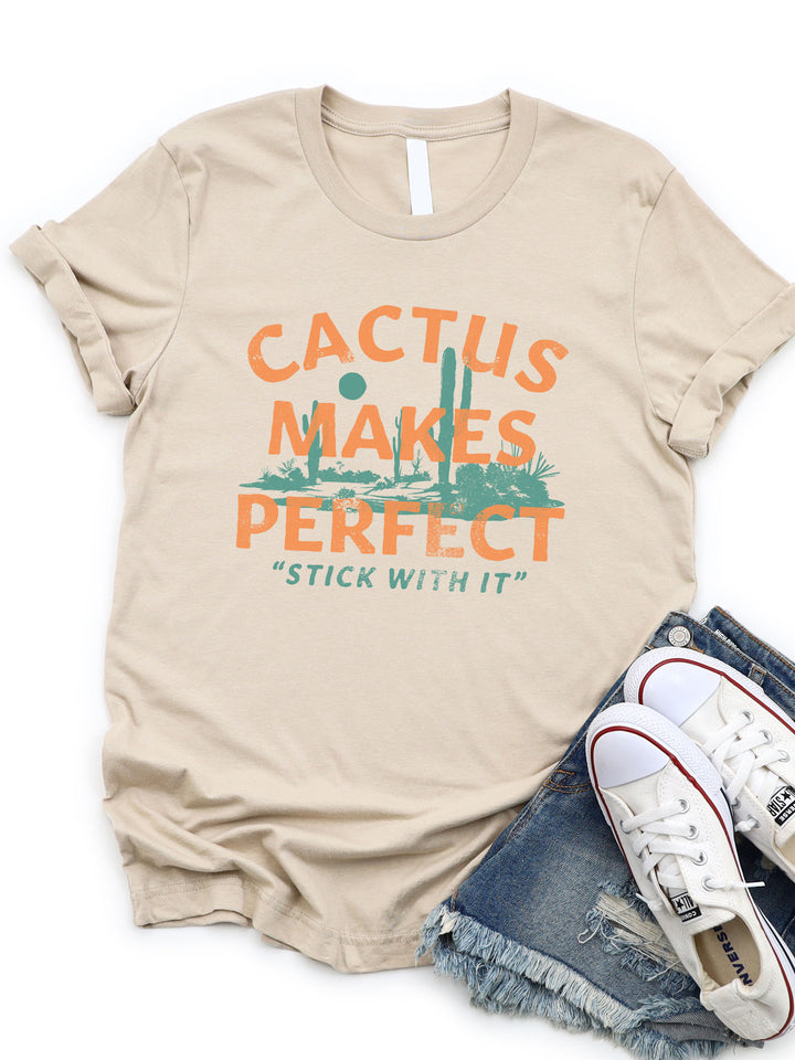 Cactus Makes Perfect Graphic Tee