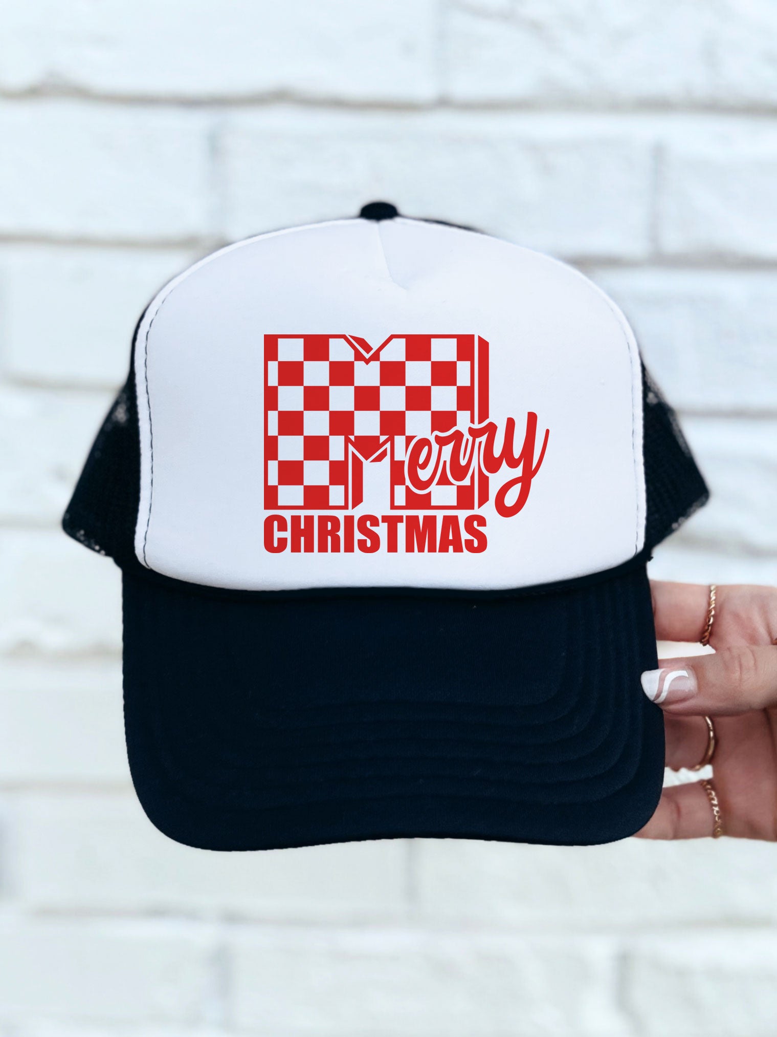 Merry Christmas Trucker Hat main image 1