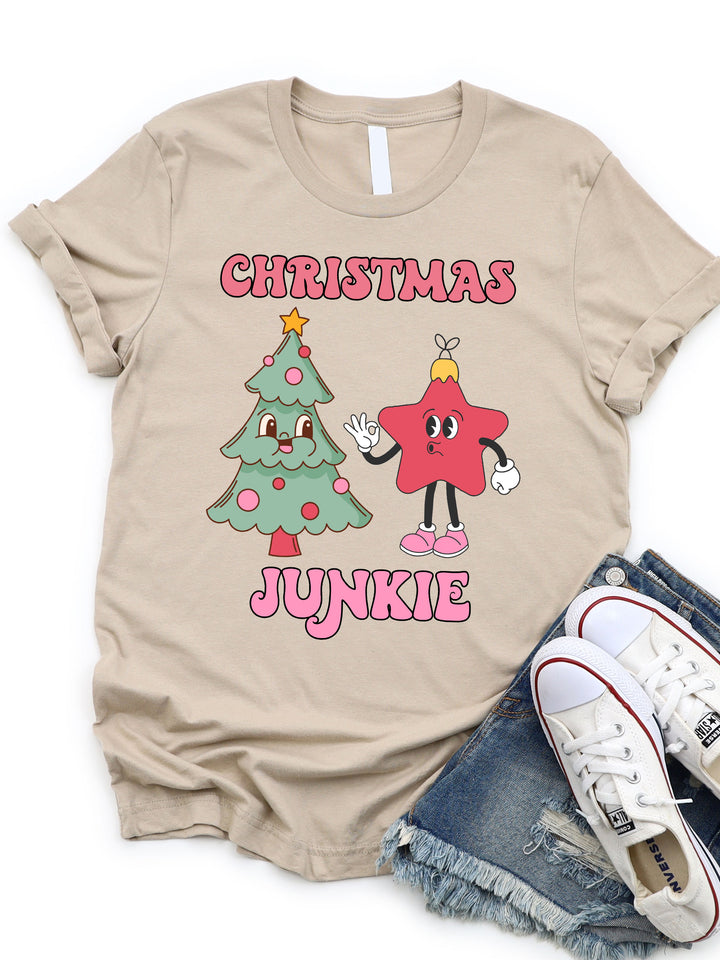 Christmas Junkie Graphic Tee