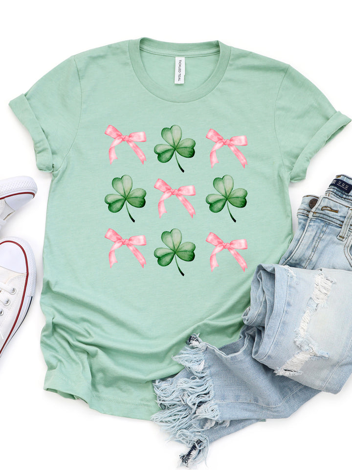 Bows & Clovers Graphic Tee