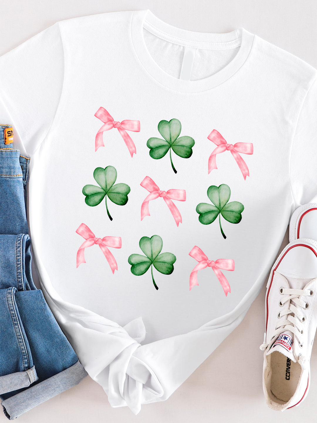 Bows & Clovers Graphic Tee