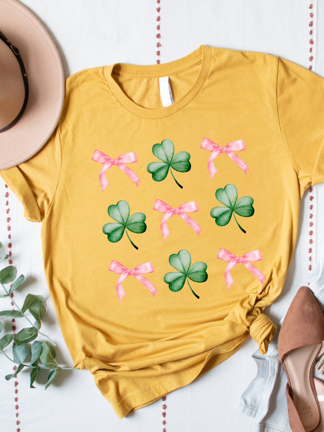 Bows & Clovers Graphic Tee