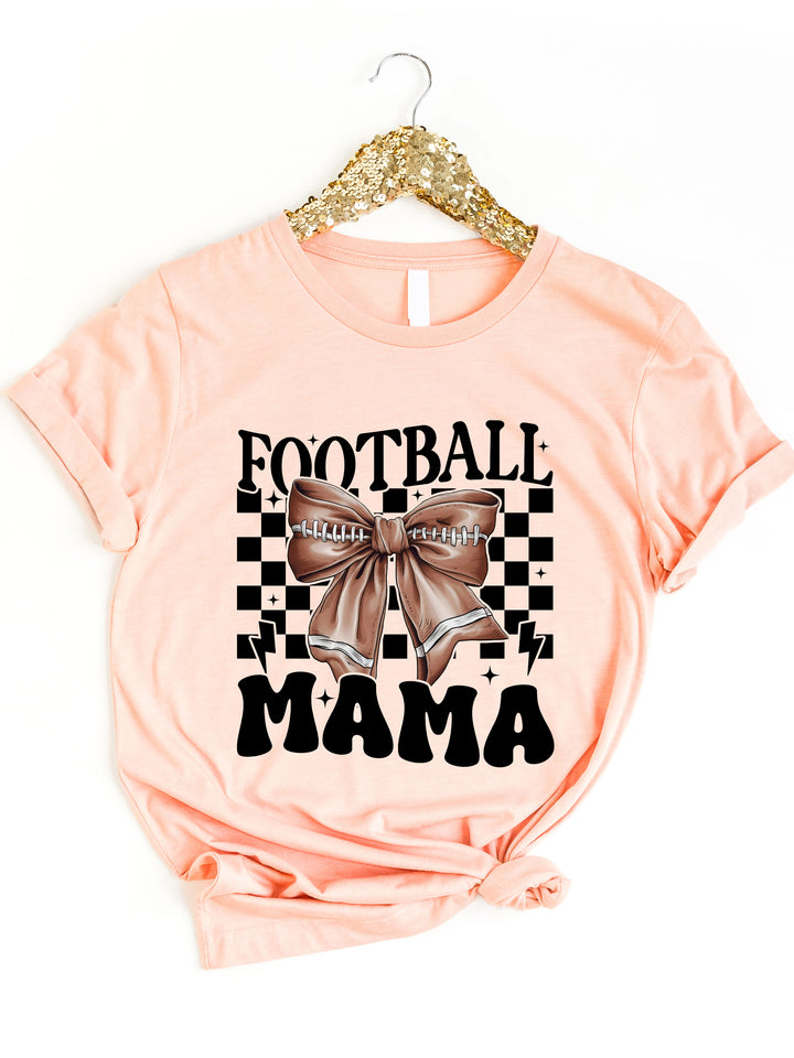 Football Mama Coquette Graphic Tee