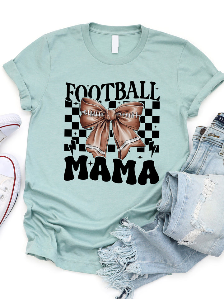 Football Mama Coquette Graphic Tee