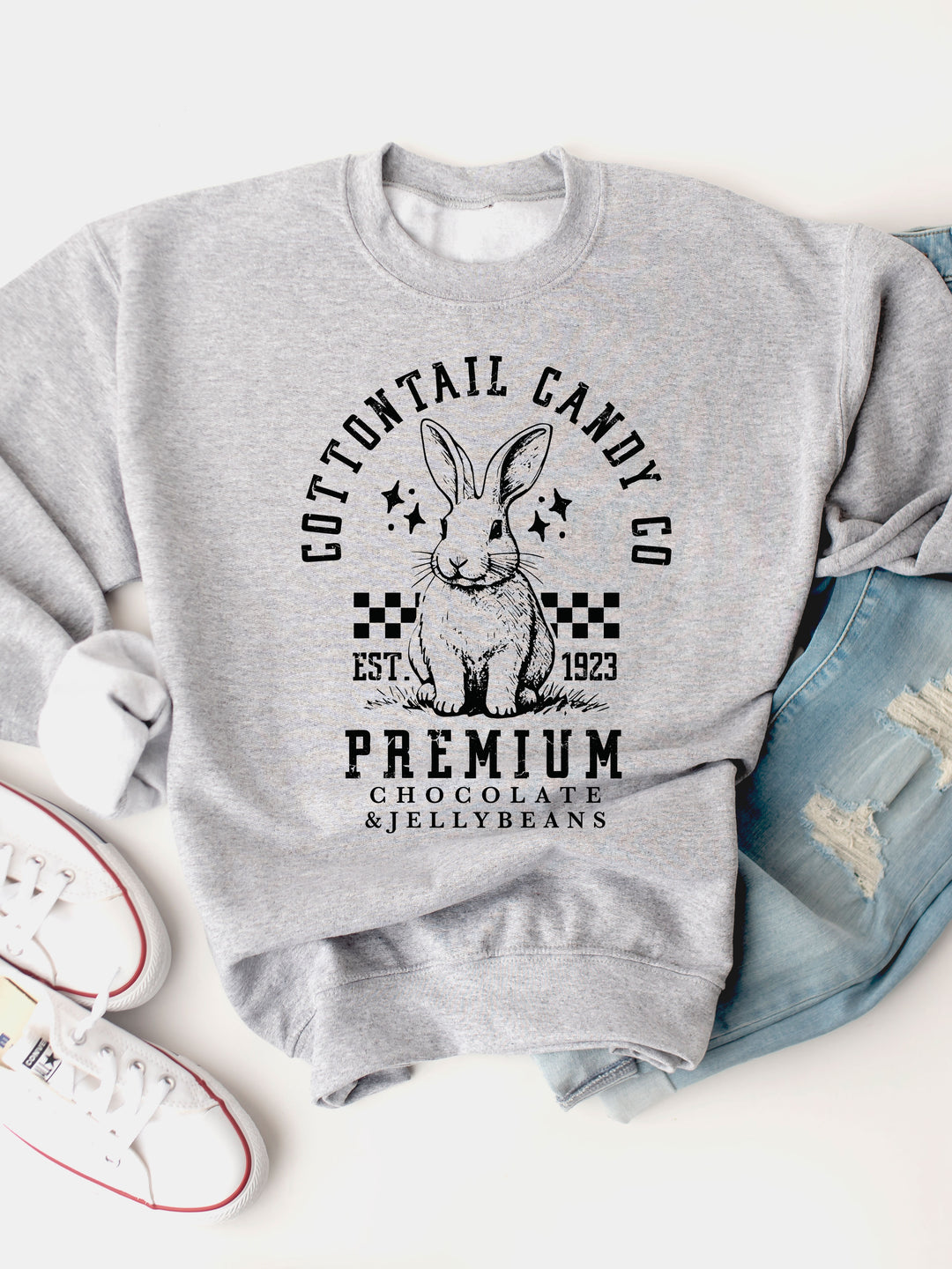 Cottontail Candy Co Bunny Graphic Sweatshirt