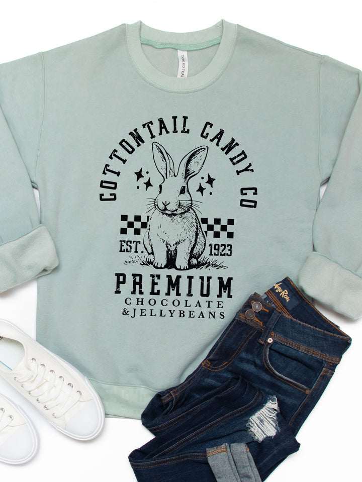 Cottontail Candy Co Bunny Graphic Sweatshirt