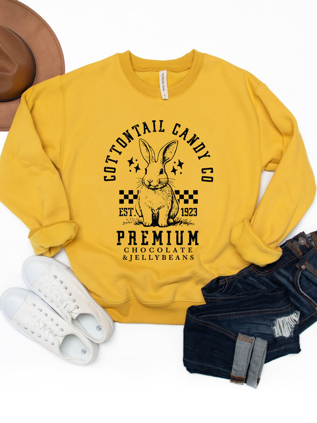 Cottontail Candy Co Bunny Graphic Sweatshirt