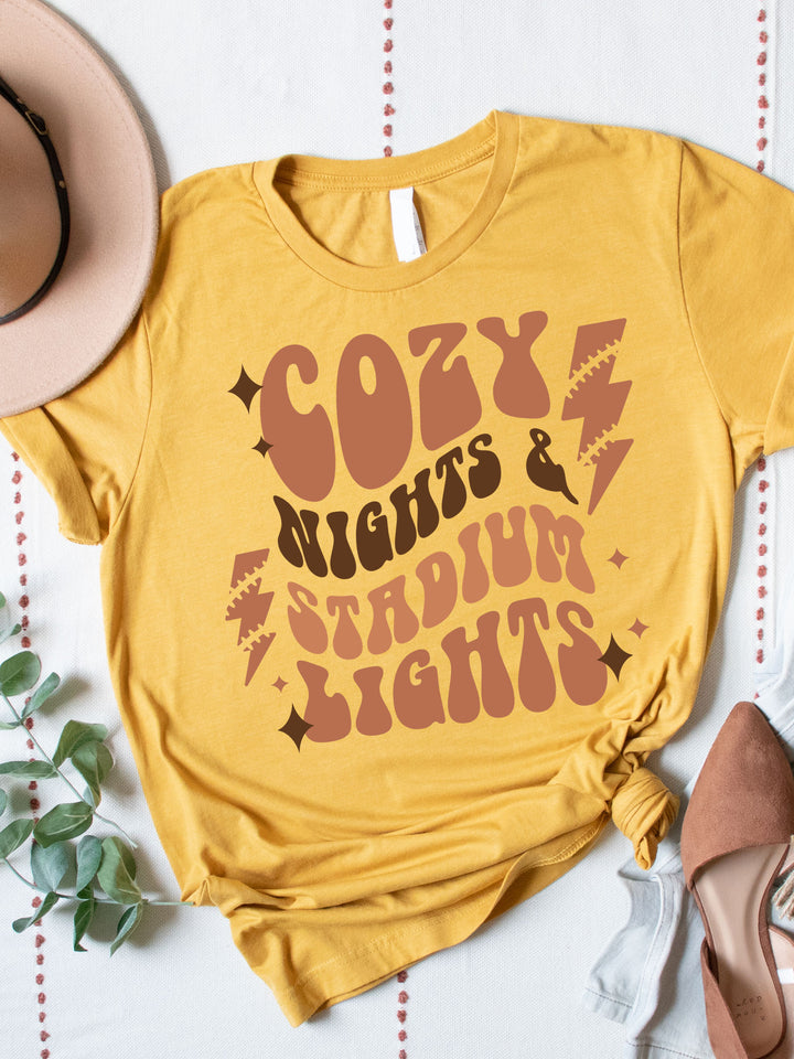 Cozy Nights & Stadium Lights Graphic Tee