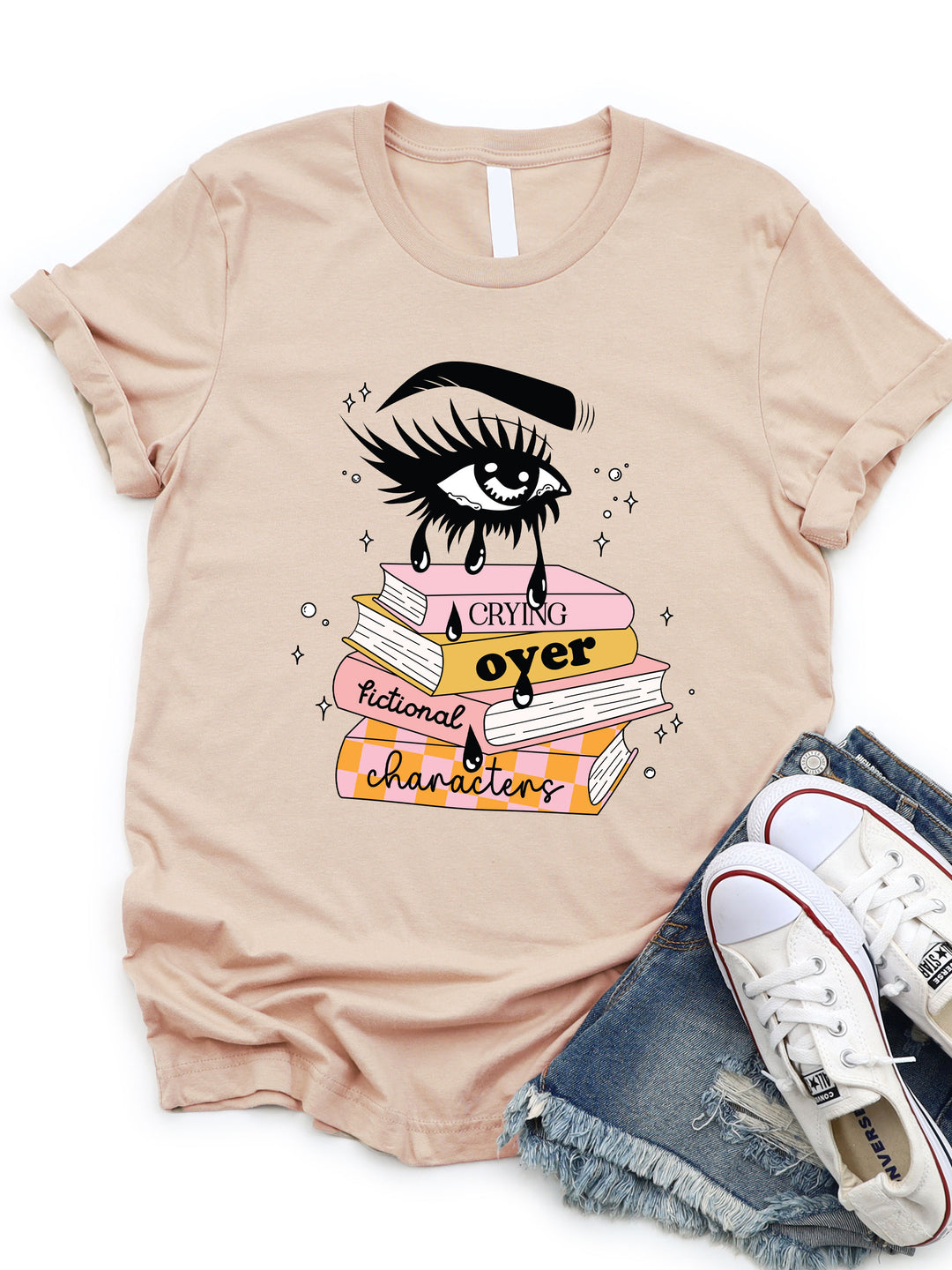 Crying Over Fictional Characters - Graphic Tee