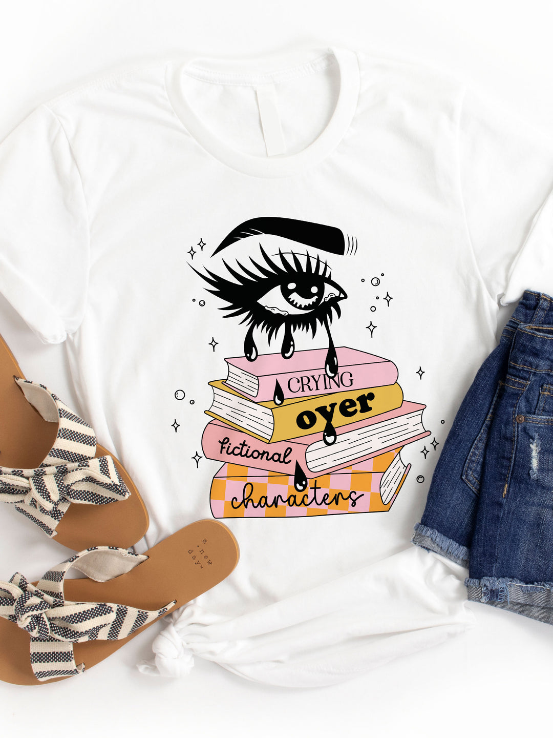 Crying Over Fictional Characters - Graphic Tee