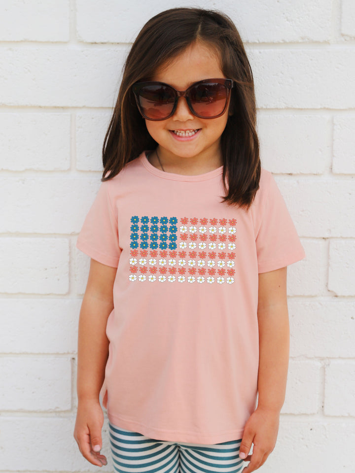 Flower Flag Kids Graphic Tee