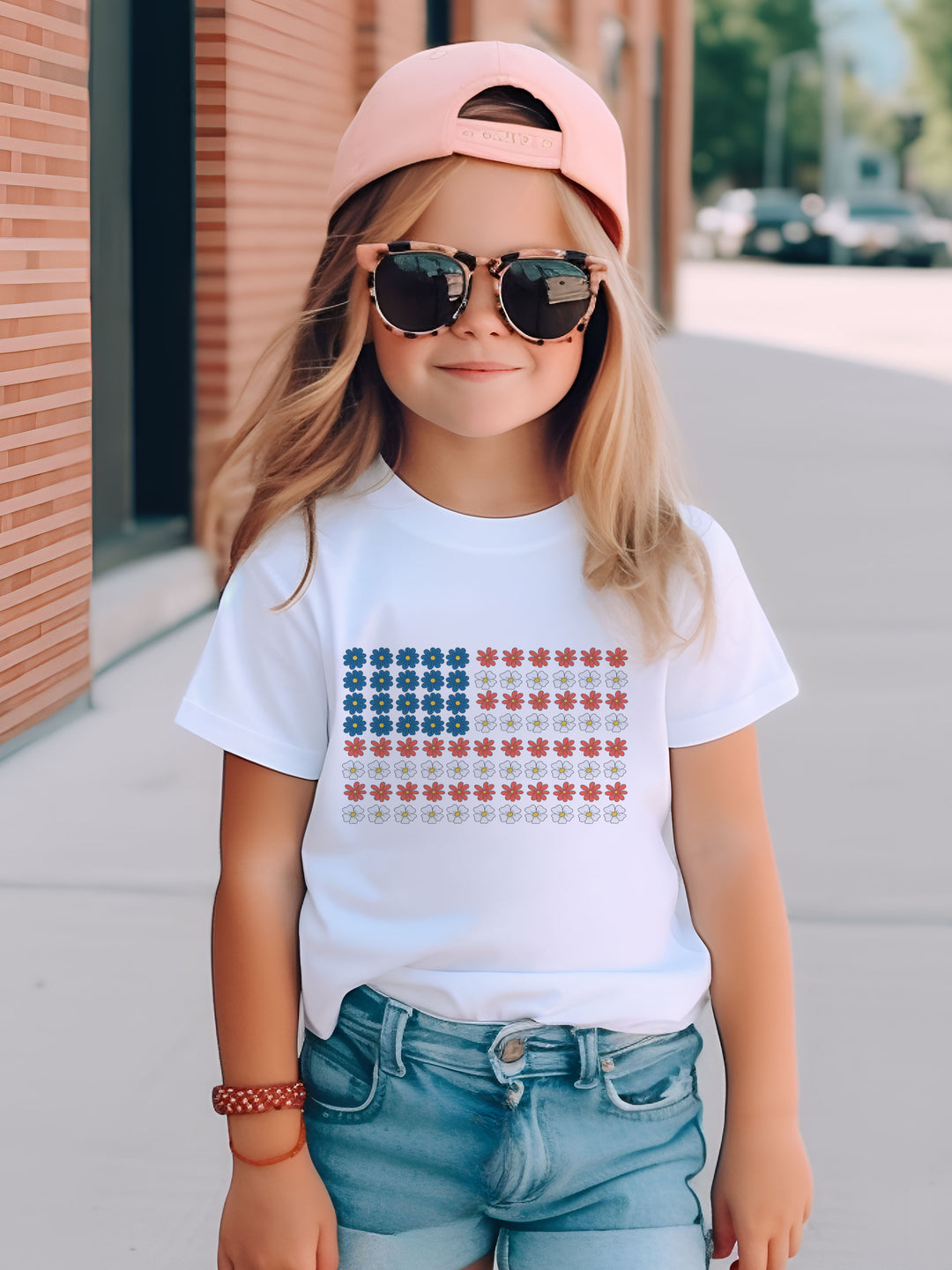 Flower Flag Kids Graphic Tee