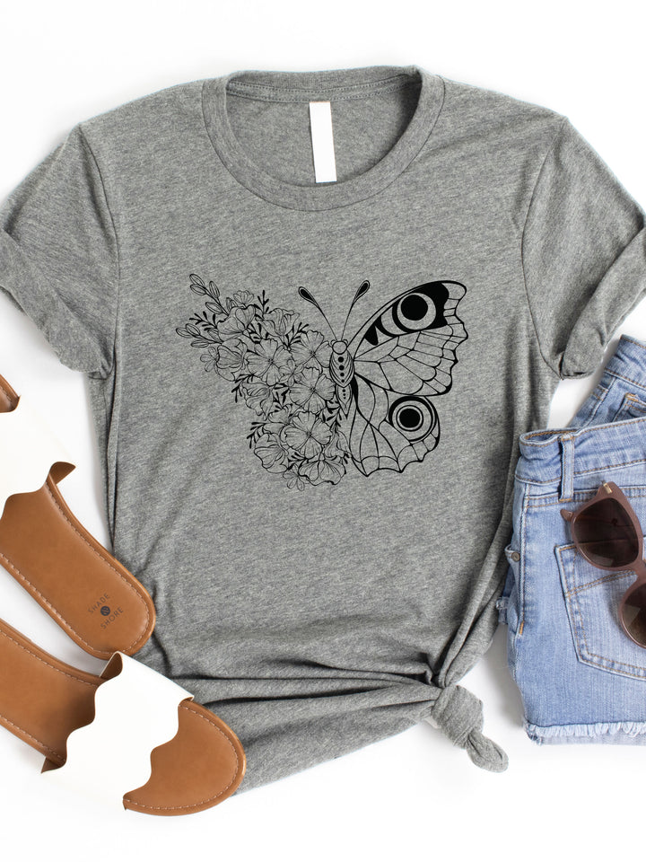 Daisy Butterfly Graphic Tee