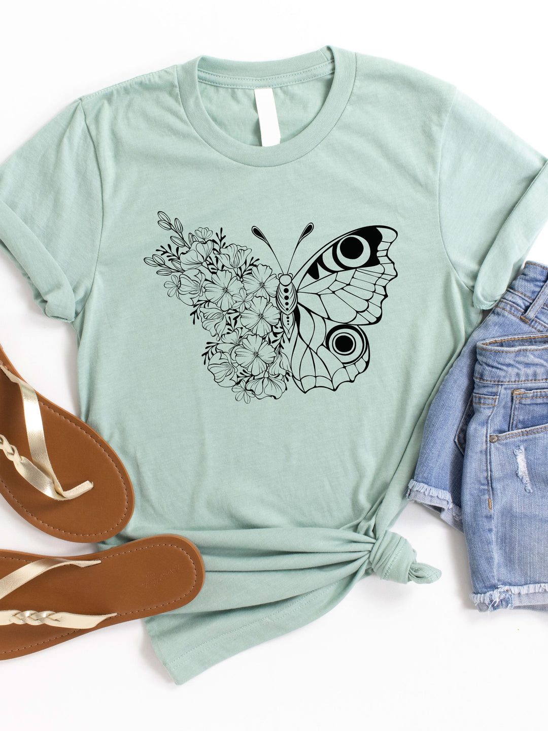 Daisy Butterfly Graphic Tee