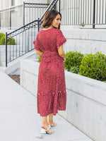 Pretty Dot Whitney Dress - Red