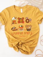 Disney Fall Pumpkin Spice Graphic Tee