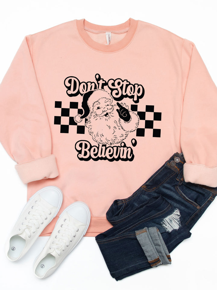 Don't Stop Believing  Graphic Sweatshirt