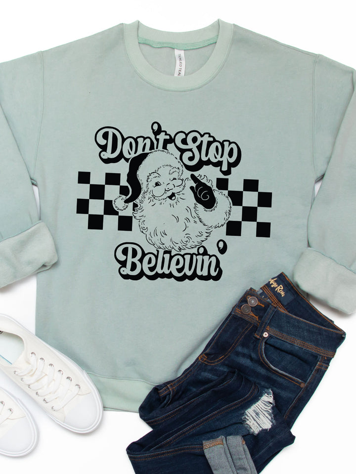 Don't Stop Believing  Graphic Sweatshirt