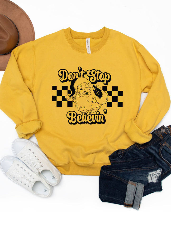 Don't Stop Believing  Graphic Sweatshirt