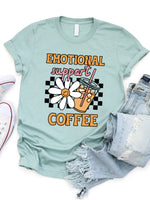 Emotional Support Coffee Graphic Tee