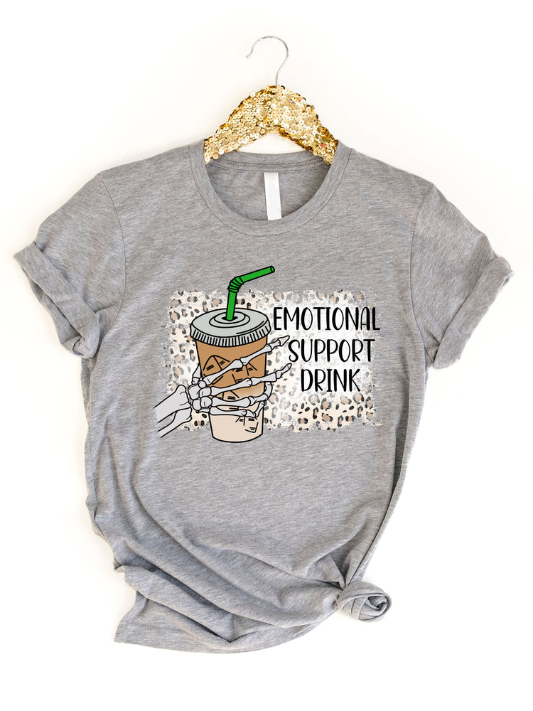 Emotional Support Drink Graphic Tee