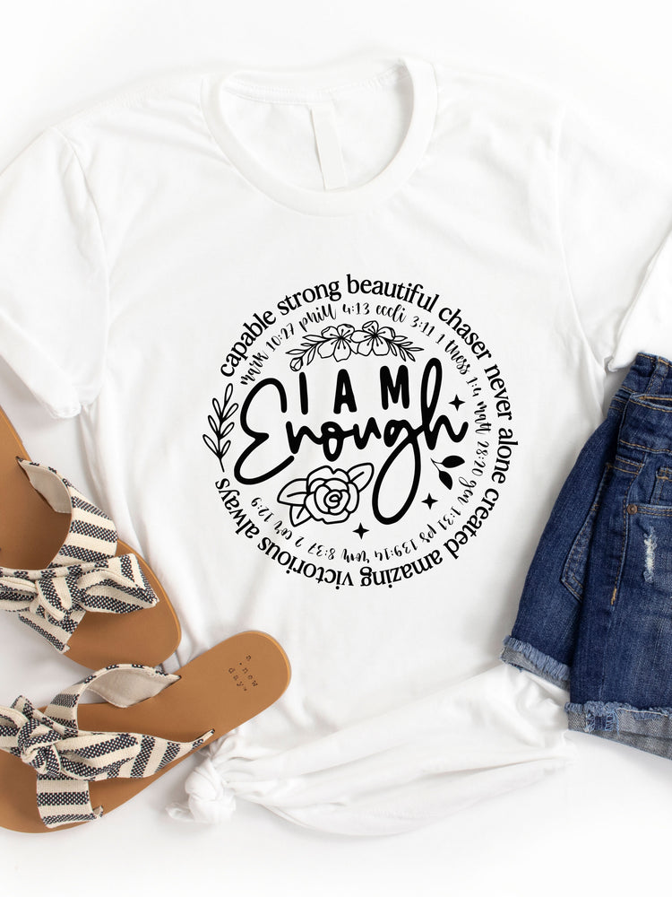 I am Enough - Verses Graphic Tee
