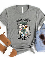 Faith Hope Love Jar Graphic Tee