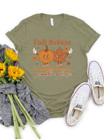 Fall Breeze Crunchy Leaves Graphic Tee