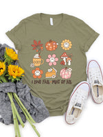 I Love Fall Most Of All Graphic Tee