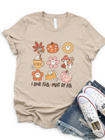 I Love Fall Most Of All Graphic Tee