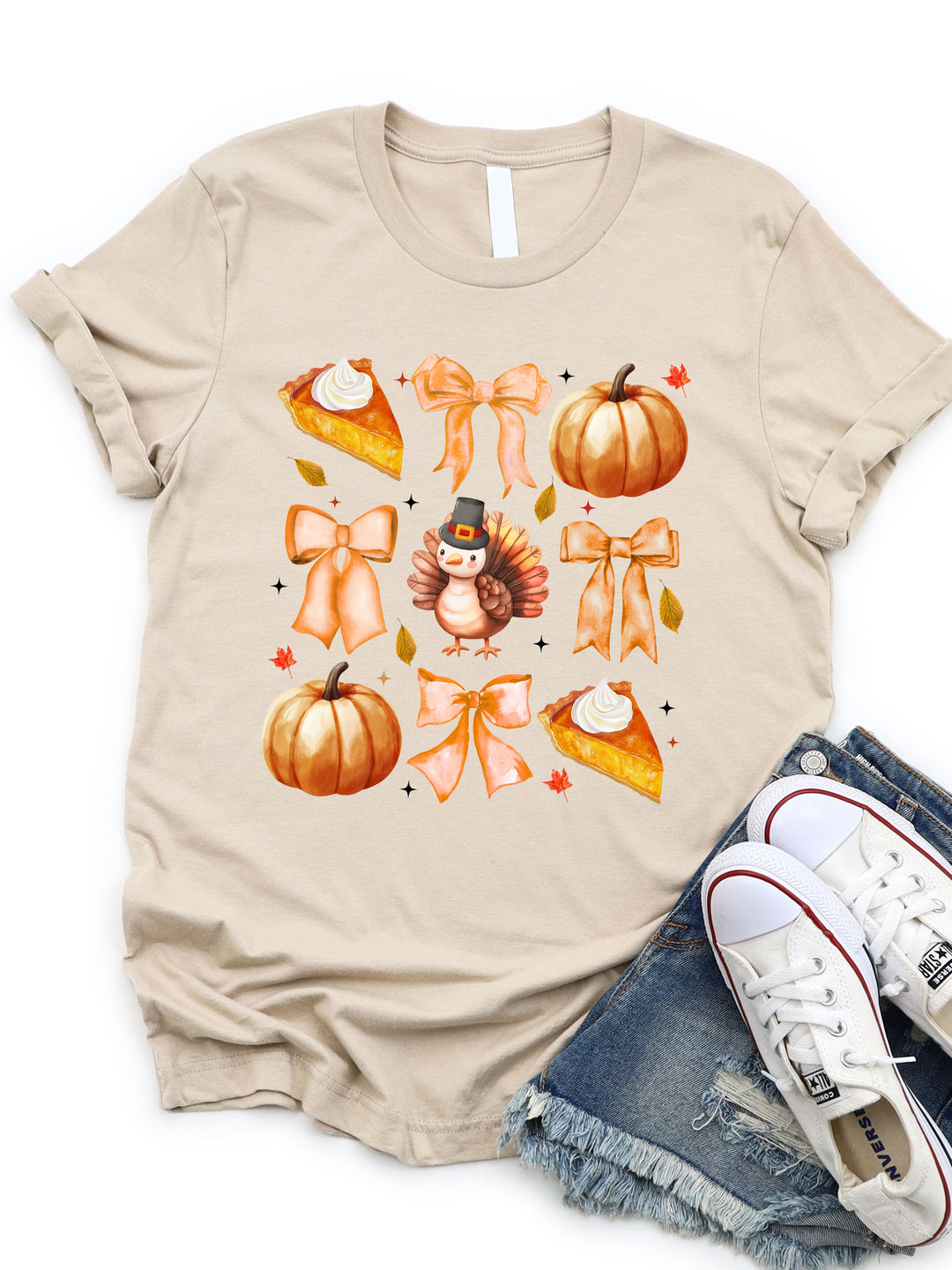 Coquette Fall Icons Graphic Tee