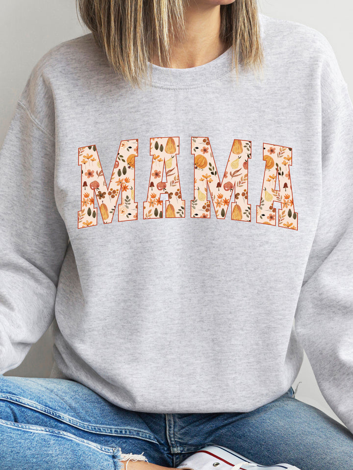 Fall Leaf MAMA Graphic Sweatshirt