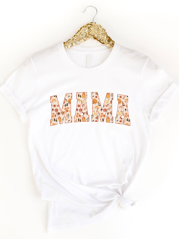 Fall Leaves MAMA Graphic Tee