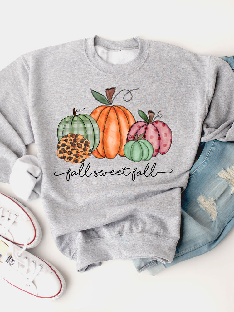 Fall Sweet Fall Graphic Sweatshirt