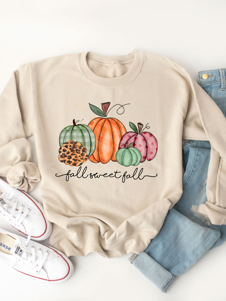 Fall Sweet Fall Graphic Sweatshirt
