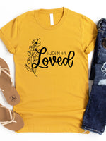 Loved 1 John 4:19 Graphic Tee