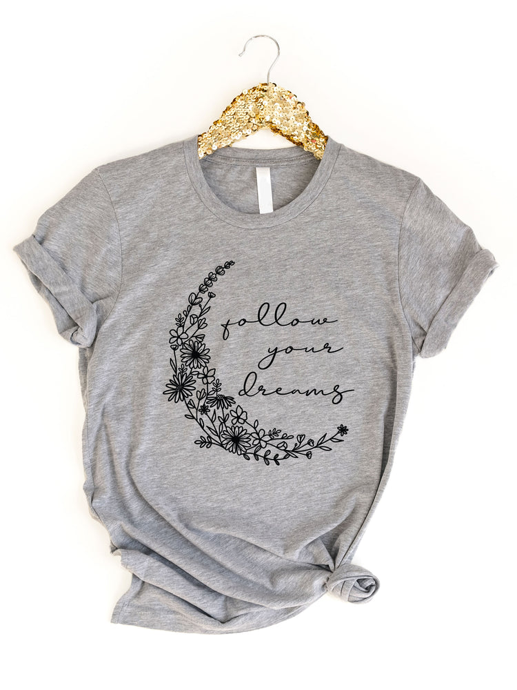 Follow Your Dreams Moon Graphic Tee