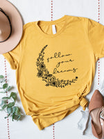 Follow Your Dreams Moon Graphic Tee