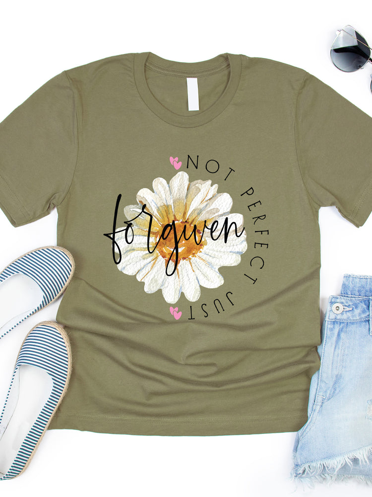 Not Perfect Just Forgiven Graphic Tee
