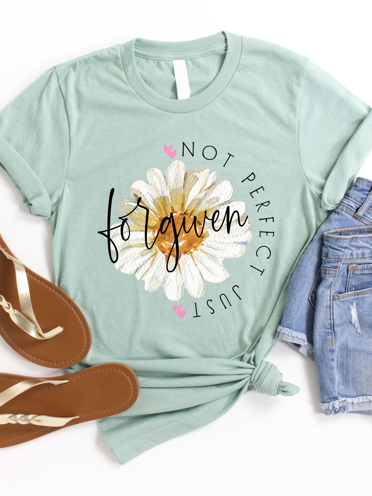 Not Perfect Just Forgiven Graphic Tee