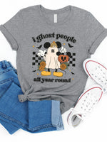 I Ghost People All Year Round Disney Graphic Tee