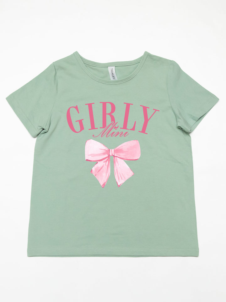 Girly Mini Coquette Kids Graphic Tee