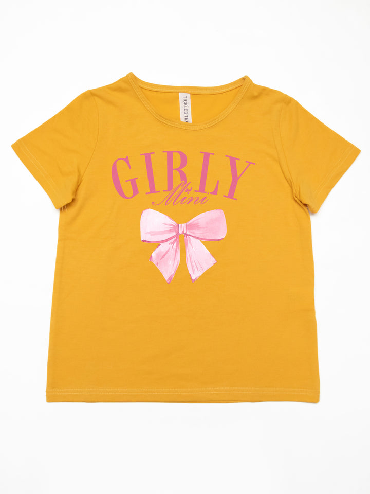 Girly Mini Coquette Kids Graphic Tee