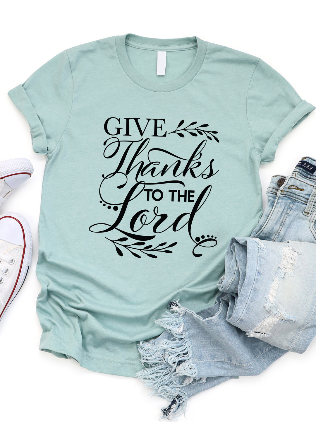 Give thanks to the Lord Graphic Tee