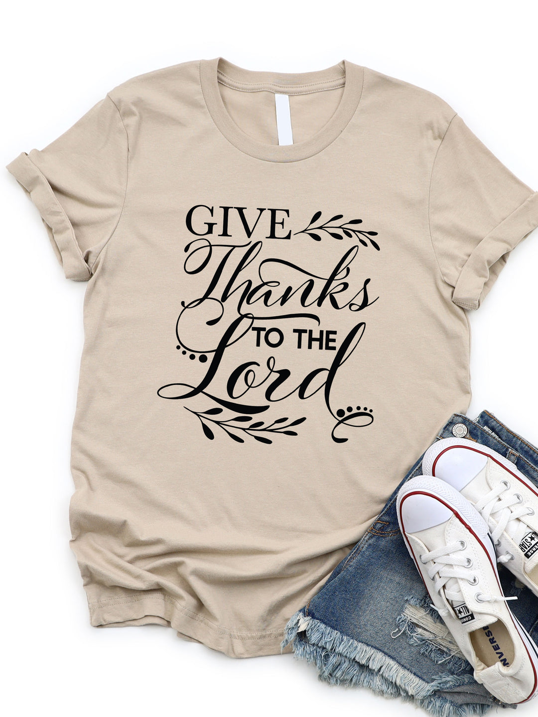 Give thanks to the Lord Graphic Tee