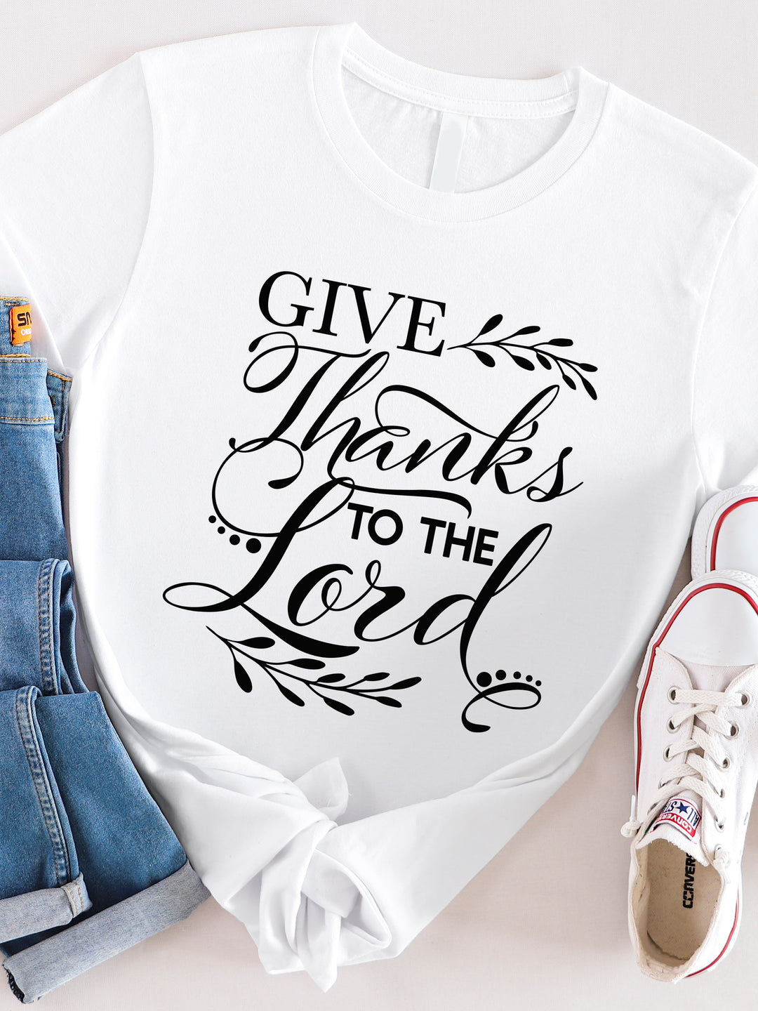 Give thanks to the Lord Graphic Tee